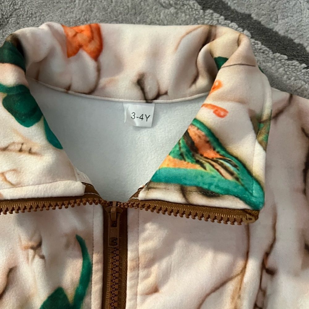 Girl’s Full Zip Jacket - Picture 4 of 7